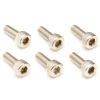 FRO-SMSSS – Set 6 viti per montaggio sellette Ponti Authentic Floyd Rose Serie Original – Acciaio