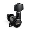 10020471.01.52 M6 135 Locking Sin-Ri 1BCH T-19.5 – Meccanica R1 Mancina Autobloccante per chitarra elettrica/acustica – Black Chrome – Post 19,5 mm