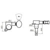 MH AE107 GD – Set meccaniche L3+R3 per chitarra elettrica/acustica – Dorate