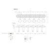 SD91 N 05M MG L6 – Set Meccaniche in linea L6 autobloccanti per chitarra elettrica – Nickel