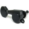 SG381 B 07 R6 – Set Meccaniche in linea R6 Mancine per chitarra elettrica/acustica – Nere