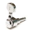 PRL-8311-C0 – Set meccaniche L3+R3 Autobloccanti per chitarra elettrica – Cromate (2 Pin)