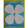 NH100W – Set 4 Plettri Wegen No Hole Bluegrass Pick – 1.0 Bianchi