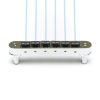 PN-8843-C0 – Ponte fisso tipo T-O-M con selle PIEZO per chitarra elettrica – Cromato