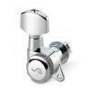 10060220.01.50 M6 135 Locking 1CH – Set Meccaniche in linea L6 Autobloccanti per chitarra elettrica/acustica – Cromate