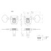 GB2 5N L4R1 – Set Meccaniche L4+R1 per basso – Nickel