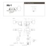 SG381 C 01 MG-T – Set Meccaniche L3+R3 Autobloccanti per chitarra elettrica/acustica – Cromate