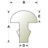 SS215110-F-WP – Confezione 6 stecche dritte Tasti in Acciaio pre-tagliati Medium per chitarra