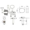 ST31C SB5 L6 – Set Meccaniche in linea L6 per chitarra elettrica/acustica – Cromato