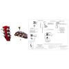 6K2GL0 C-21 – Set Meccaniche L3+R3 autobloccanti per chitarra elettrica – Cromate