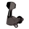 J07 BK – Set Meccaniche in linea R6 per chitarra elettrica – Nere