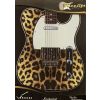Leopard- Top adesivo riposizionabile per chitarra elettrica tipo Tele
