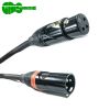 Luke & Daniel Ultimate Cable XX03BK Cavo XLR/XLR Anelli Neri 3 Metri