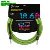 Fender Professional Glow in the Dark Cable Green 3 Metri